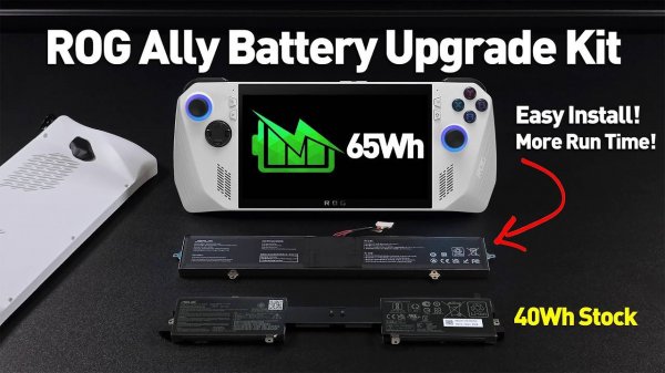 ROG Ally Battery Upgrade Kit From JSAUX! Easy Install More Run Time!