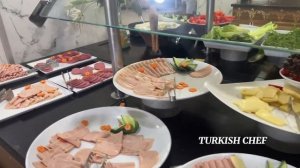 Asrin beach hotel 4* Турция, завтрак в отеле