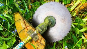 Опасные насадки на триммер из диска по дереву?