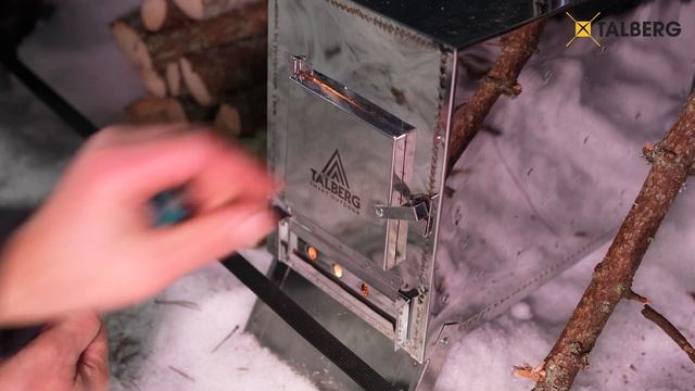Походная печь Talberg Norga stove | Обзор | Готовим стейк на печке смотреть онлайн