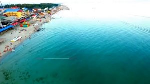 Железный порт  Обзор курорта с дрона