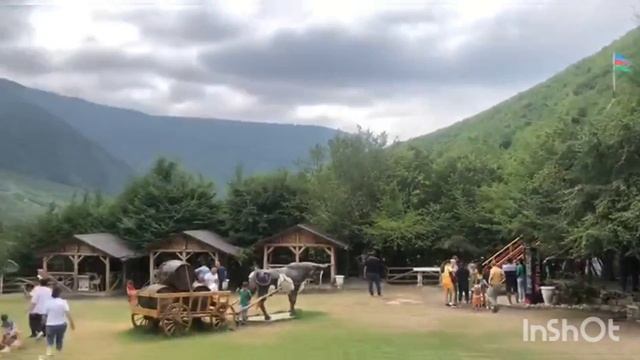 Şəki şəhəri- KHANLAND əyləncə mərkəzi, ZİPPLİNE və Qala otel. Sheki, Azerbaijan.Шеки, Азербайджан. смотреть онлайн