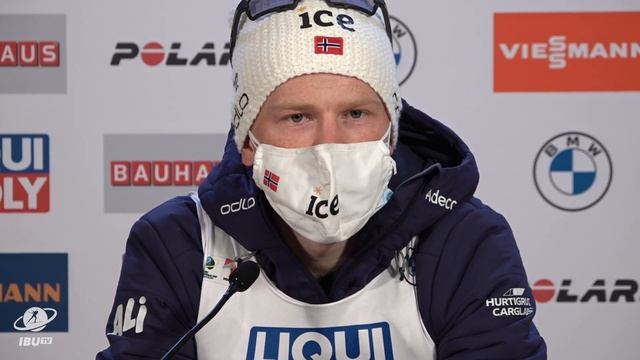 Hochfilzen World Cup 4 Men Sprint Press Conference смотреть онлайн