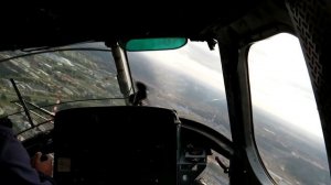 Ми-2 -полёт на вертолёте | Полёт на вертолёте из кабины пилота | Полёт над Борисовом.