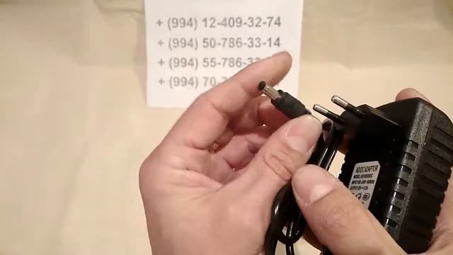АДАПТЕР UNIVERSAL 12V-2A в Баку / Bakida смотреть онлайн