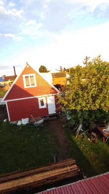 Прогулки по крыше после дождя 4 августа #лето #деревня #