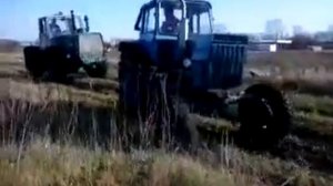 Битва тракторов МТЗ 82 против ХТЗ Т 150