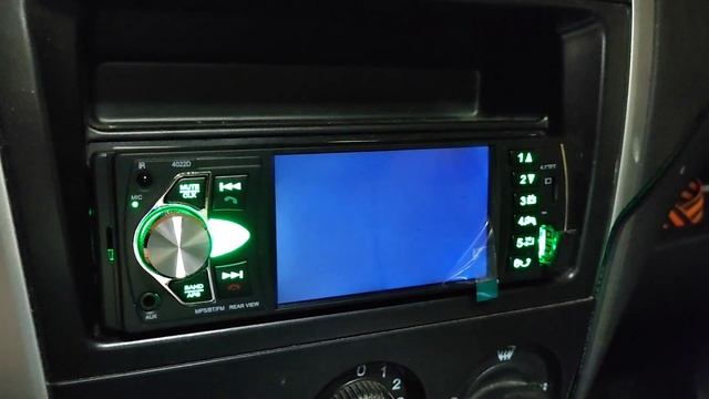 установка китайской автомагнитолы 4022d