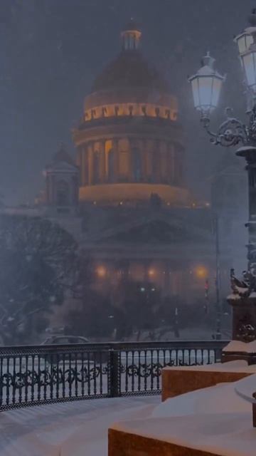 Памятник императору Николаю I на Исаакиевской площади!❄️❄️❄️ смотреть онлайн