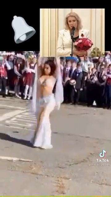 Танец живота перед первоклашкам! Это днище!!! Хабаровск. смотреть онлайн