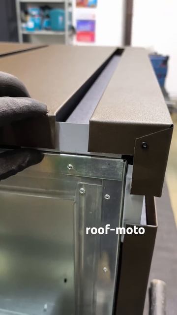 Облицовка дымохода. #фальцеваякровля #фальц #стройка #?