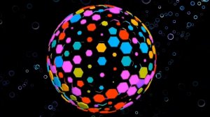 ФутажБольшой МногоцветныйКрасивый ШарBackground Big Colored Ball