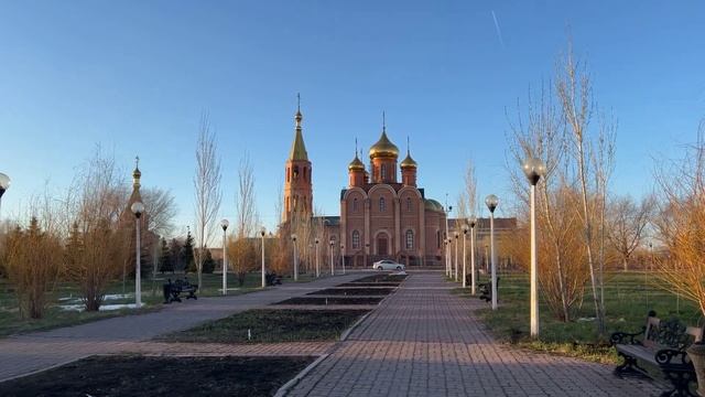Прогулка по Актобе 4K / Walking Around Aktobe 4k