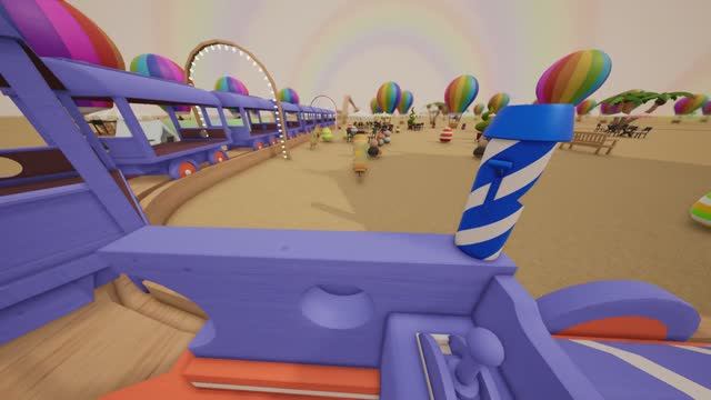 Паровозик отправляется на фестиваль воздушных шаров. смотреть онлайн