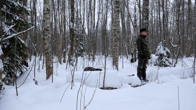 Зимний поход с ночёвкой , в гамаке . смотреть онлайн