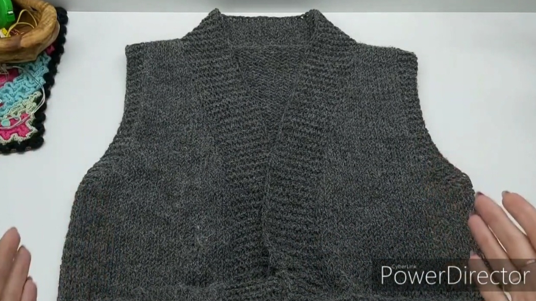 МК простой жилет спицами// Как связать простой жилет спицами// Жилет спицами смотреть онлайн