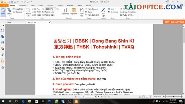 Hướng Dẫn Chuyển PDF Sang Word Bằng Foxit Reader