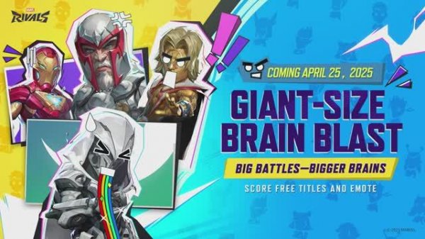 Giant-Size Brain Blast Trailer | Новый режим в Marvel Rivals