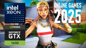 GTX 1650 + Intel Xeon 2643v4 в Онлайн играх (Апрель 2025)