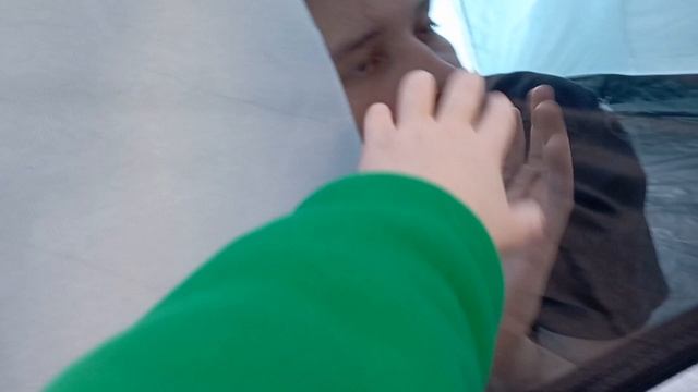 Рум тур нашей палатки для похода смотреть онлайн