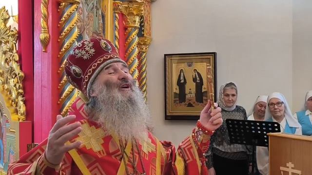 Проповедь митрополита Иоанна после вечерни в Православном центре смотреть онлайн