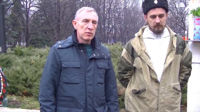 Открытие памятного знака в Стаханове смотреть онлайн