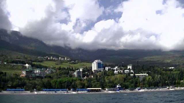 Ялта Красота Черного моря и живописные пейзажи. Я в Ялте . смотреть онлайн