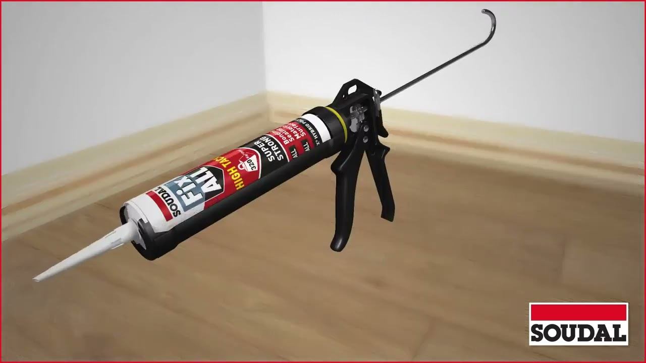 Установка и отделка плинтуса с помощью продуктов Soudal