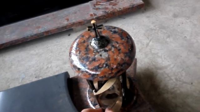 Лампадка з граніту та бронзи на пам'ятник смотреть онлайн