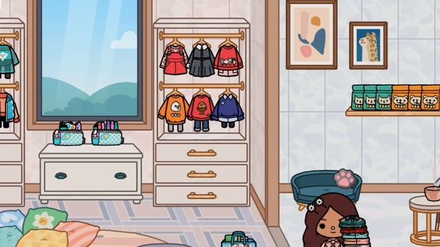 Раскладываю вещи(мини рум тур 2 этажа)первое видео! смотреть онлайн