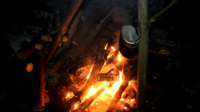 ТурЫсты: 04-05.01.2016г ночевка в зимнем лесу -22 градуса смотреть онлайн