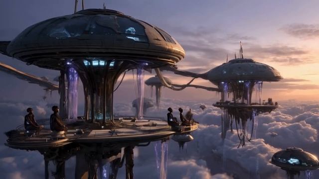 Captain Elias Vorn Ep. 1 Skyreach City AI Visual Exploration (MJv7 and Hailuo AI Video) смотреть онлайн