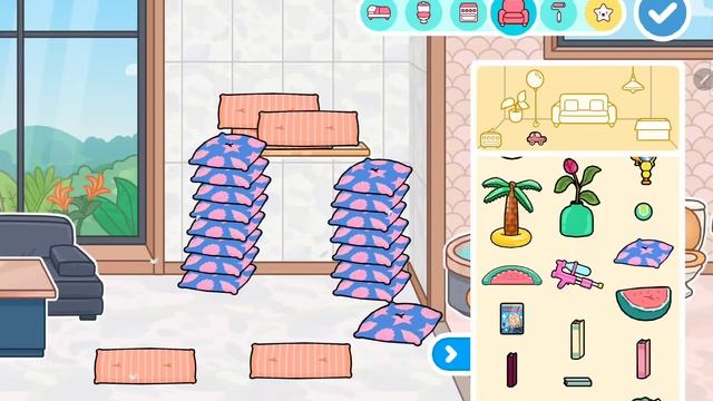 Я в игре Тока Бока Делу дом из подушек смотреть онлайн