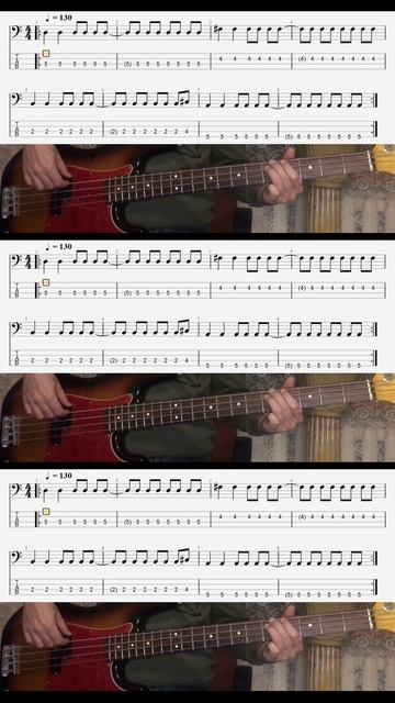 Молчат дома - Крыши  (Bass Verse 2 & Tabs) #basscover #basstabs #postpunk #molchatdo