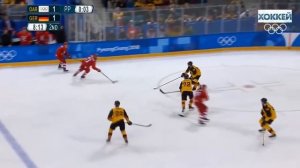 ХОККЕЙ  РОССИЯ   ГЕРМАНИЯ  ФИНАЛ  ВСЕ ГОЛЫ  ПОЛНЫЙ ОБЗОР   HD