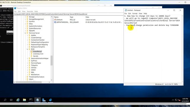 How to active Remote Desktop Licensing use more 120 days in windows server смотреть онлайн