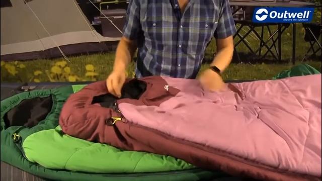 Спальник для подростков Outwell Convertible Junior смотреть онлайн