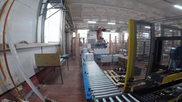 ЩАХ311.Групповая упаковка и паллетирование