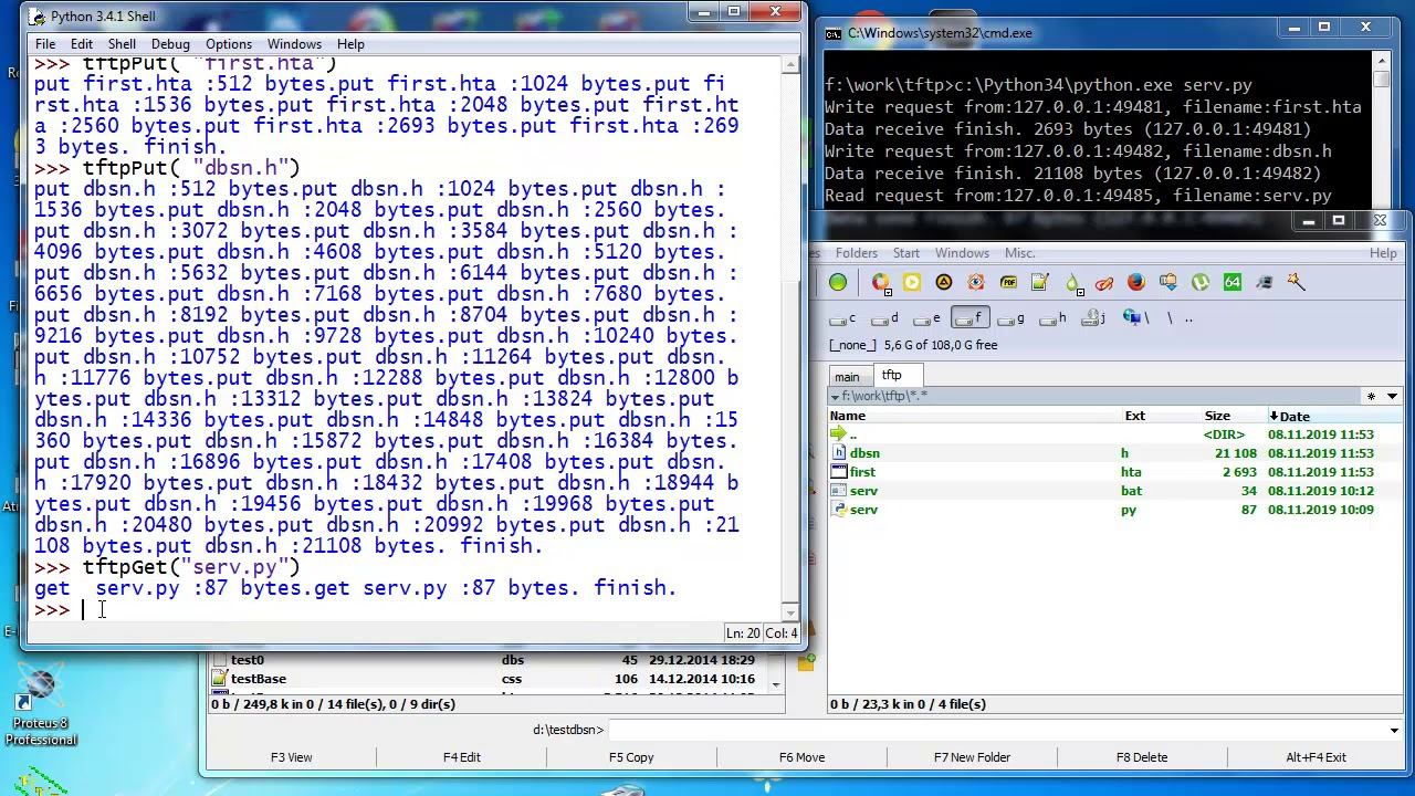 py081 Использование TFTP на Python 3 смотреть онлайн