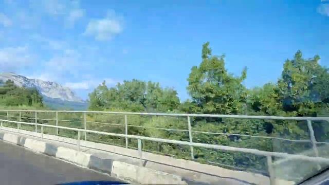 Великолепный Крымский пейзаж-дорога от Ласпи до отеля Мрия! смотреть онлайн