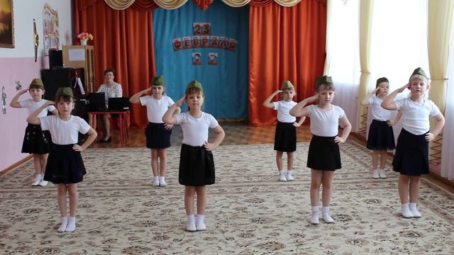 Танец _Катюша_в детсаду