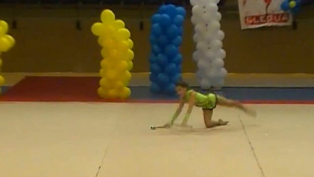 Elegua'12 - Amanda Acosta (mazas), Campeonato de Canarias Individual Base смотреть онлайн