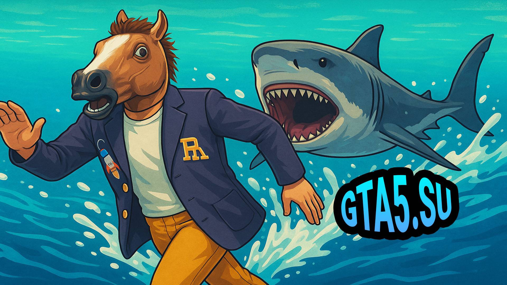 Спасаюсь от Акулы Тралалело Тралала в GTA 5 🦈 Прямой эфир ГТА Онлайн смотреть онлайн