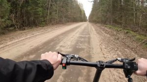 Поездка в лес на Kugoo  C1 Plus