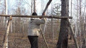 Эвенкийский лабаз На скорую руку Просто и надёжно