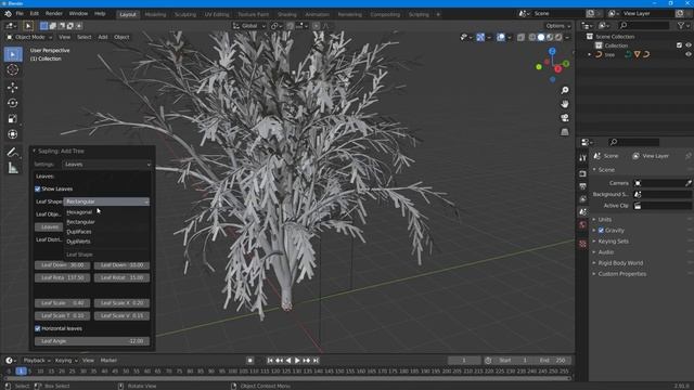 Blender Tutorial - Lesson 237 - Sapling Tree Gen Plugin смотреть онлайн
