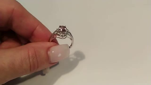 Кольцо с натуральным султанитом (диаспор) 1.41 ct Размер 16.75 Серебро 925 смотреть онлайн