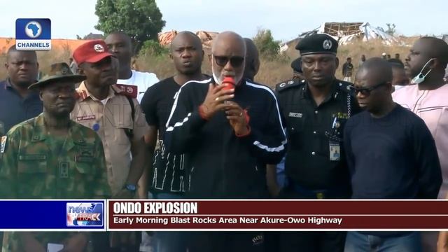 Early Morning Blast Rocks Area Near Akure Owo Highway смотреть онлайн