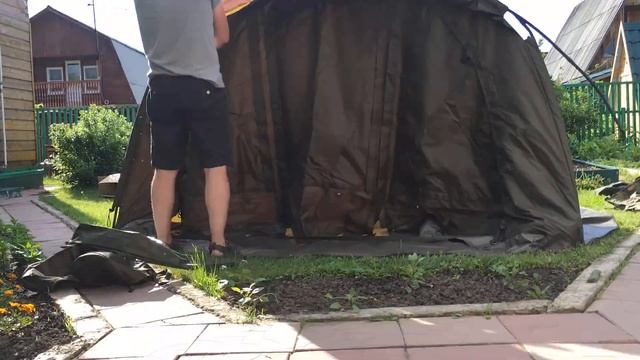 CHUB Cyfish 2 man Bivvy. Установка. смотреть онлайн