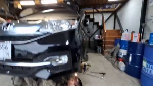 HONDA STEPWAGON SPADA ,Замена сальника первичного вала на вариаторе